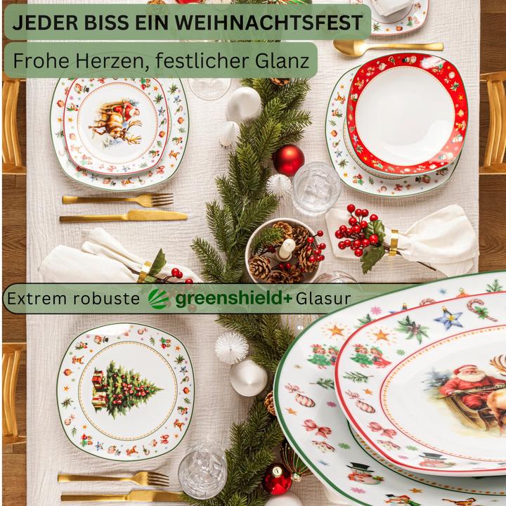 Produktbild Sänger Geschirr Tafelservice Bilgola Christmas Design (18 Stück)