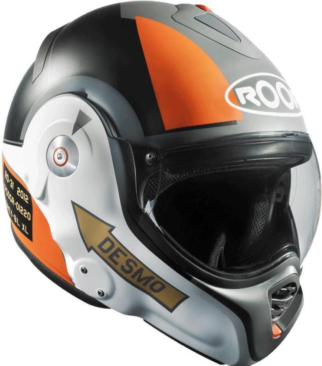 Image du produit Digitus ROOF RO31 DESMO PILOT Klapphelm schwarz-orange matt S (S)