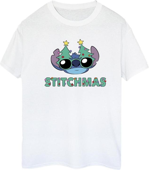 Disney Lilo & Stitch Stitchmas Glasses TShirt (XXL)