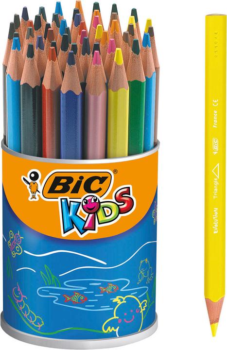 Immagine prodotto Bic Triangolo evolutivo per bambini ECOlutions (Multicolore, 48 x)