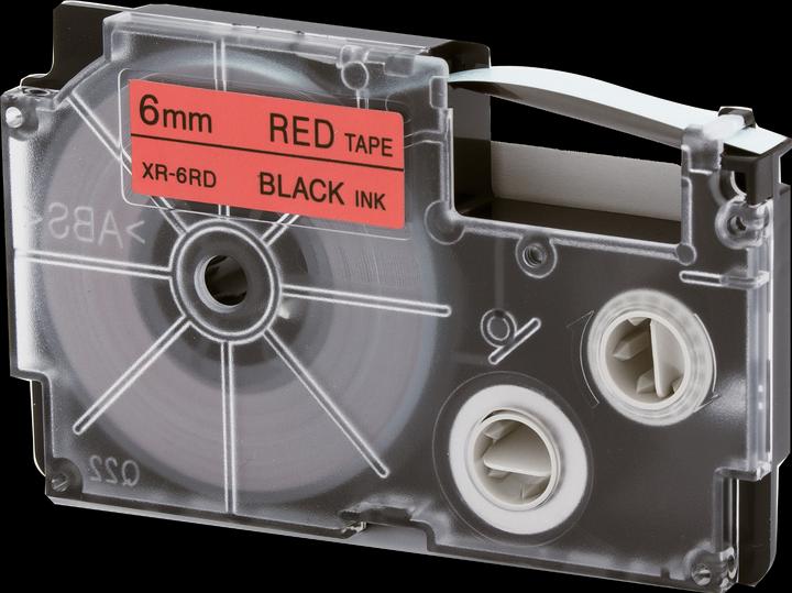 Actual product image Casio XR-6RD1 Self-adhesive labels (0.60 cm, Red)