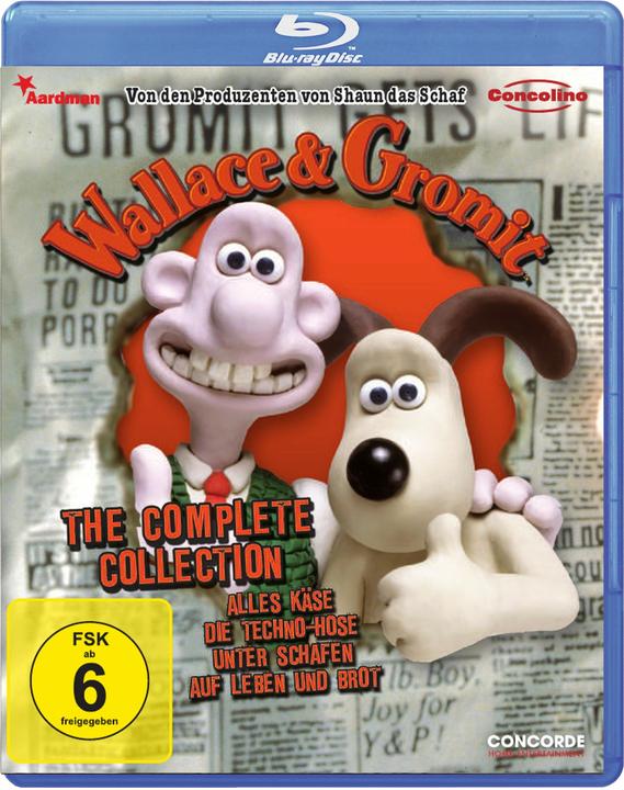 Produktbild Wallace & Gromit The Complete Collection (Blu-ray, 2008, Englisch, Deutsch)