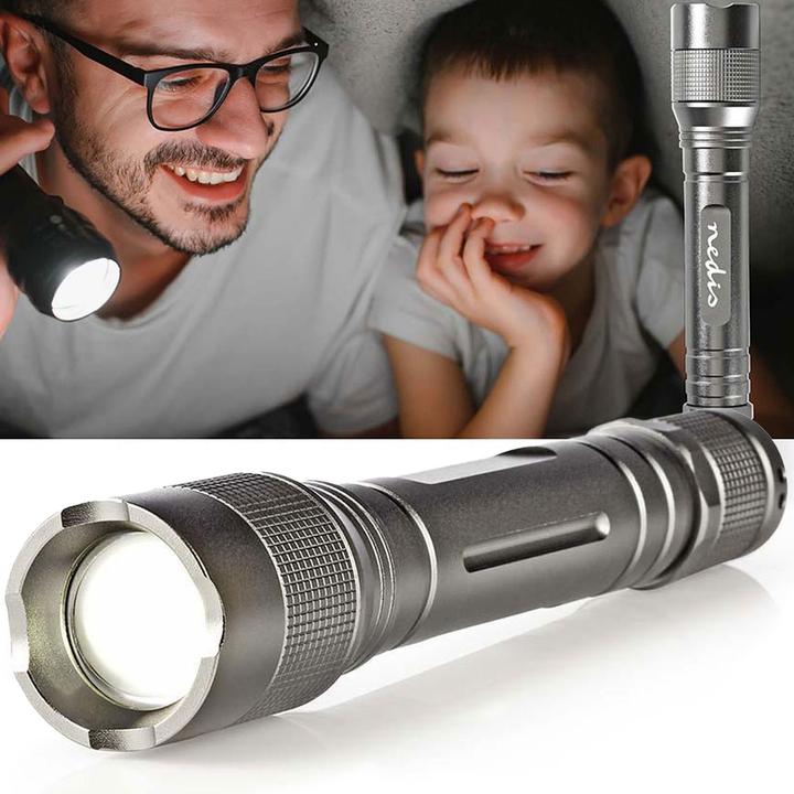 Produktbild Nedis LED-Taschenlampe, Premium, 150lm - silber (2.90 cm, 150 lm)