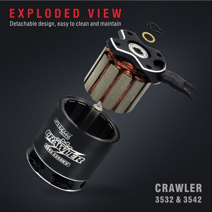Produktbild Surpass Hobby Crawler outrunner brushless motor 3542 1850KV