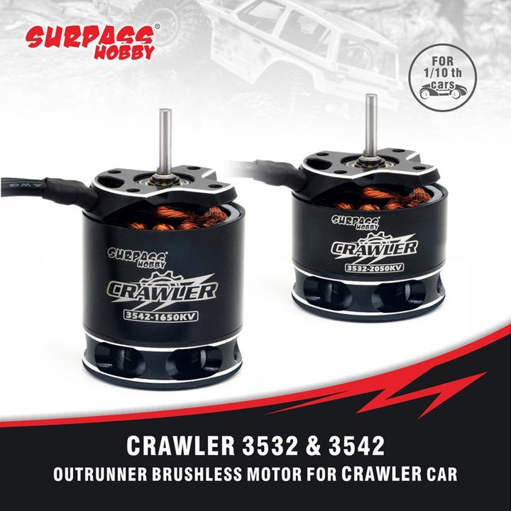 Produktbild Surpass Hobby Crawler outrunner brushless motor 3542 1850KV