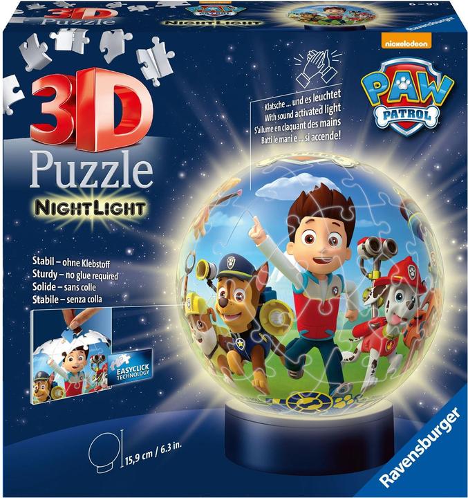 Actual product image Ravensburger Paw Patrol Night Light (72 pieces)