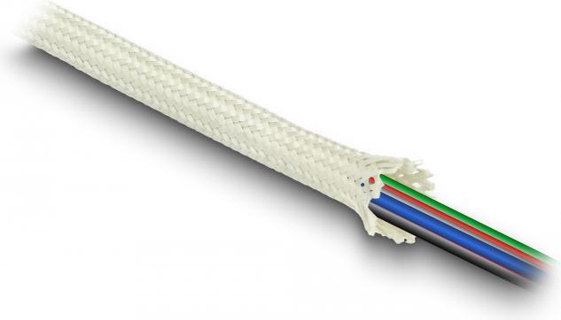 Produktbild Delock Geflechtschlauch aus Nomex Fasern 2 m x 10 (Kabelschlauch, 200 cm)
