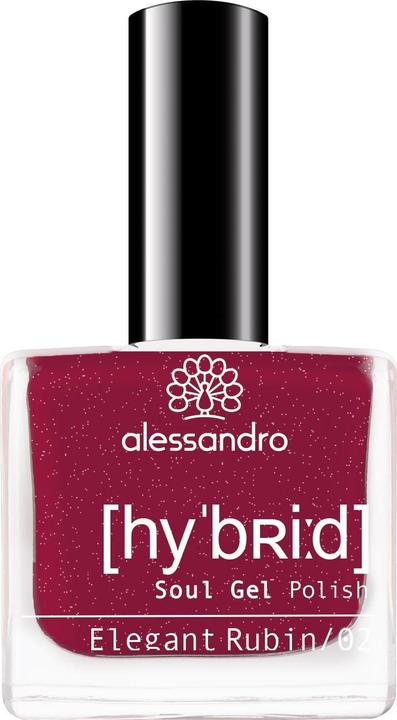 Produktbild Alessandro Nagellack Hybrid 114 Elegant Rubin (114 Elegant Rubin, Gel-Effekt Nagellack)