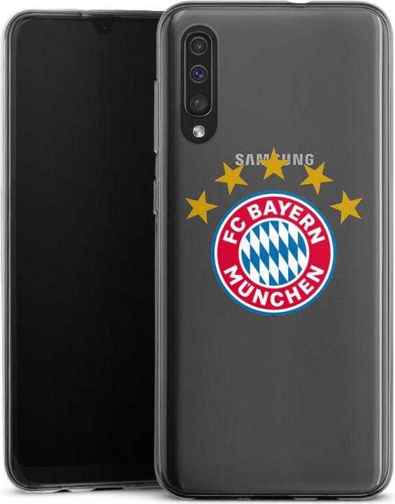 Produktbild DeinDesign Silikon Hülle für Samsung Galaxy A50 Handyhülle Case Smartphone Schutzhülle FC Bayern München FCB (Samsung Galaxy A50)
