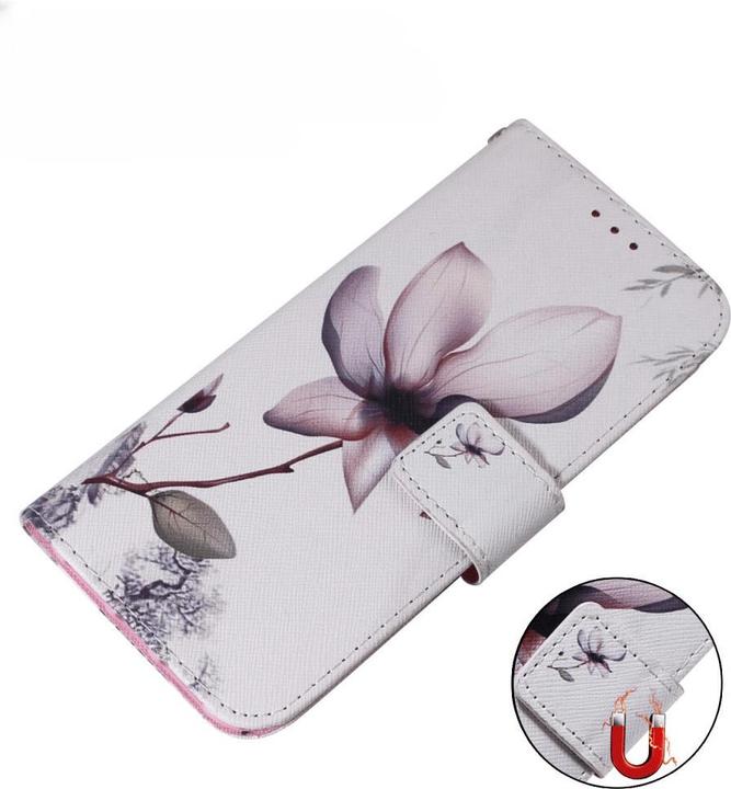 Produktbild Cover-Discount Google Pixel 7a - Leder Hülle Flower (Google Pixel 7a)