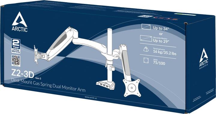 Image du produit Arctic Z2-3D Gen 3 86,4 cm (34 pouces) Terminal Noir (Tables, 34")