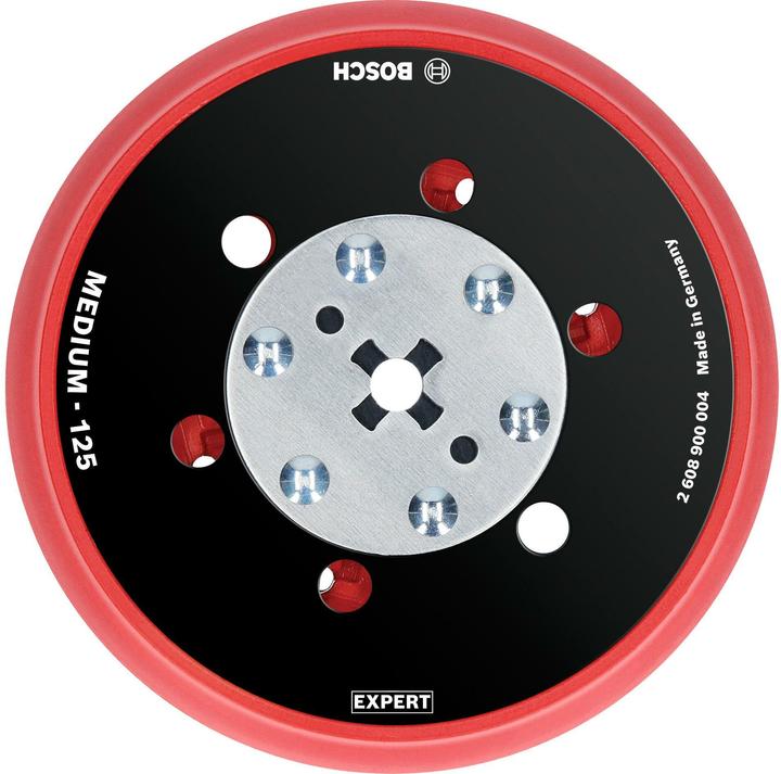 Actual product image Bosch Professional Zubehör EXPERT Multihole (EXPERT Multihole) Universal backing pad, 125 mm, medium (Medium)