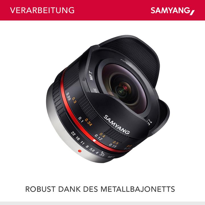 Actual product image Samyang 7.5mm f/3.5-22 MFT (Micro Four Thirds, APS-C / DX)