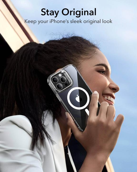Produktbild ESR Classic Hybrid HaloLock Case mit Stash Stand (Apple iPhone 16 Pro)