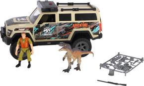 Dino Base Geländewagen Mit Dino Und Licht Und Sound