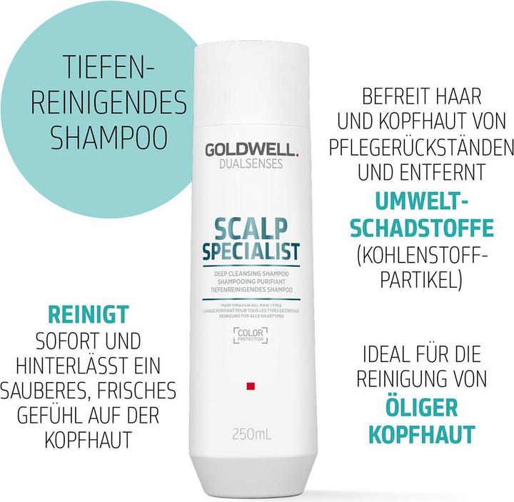 Actual product image Goldwell Scalp Specialist Deep Cleansing (250 ml, Liquid shampoo)