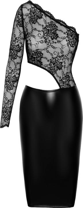 Actual product image Noir Handmade half-length dress in black (XXL)