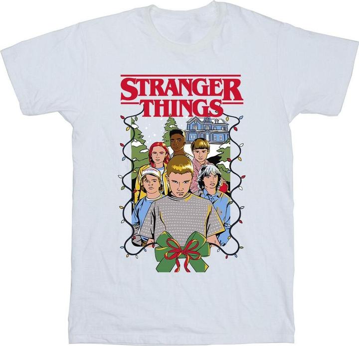 Netflix Stranger Things Christmas Poster TShirt Mädchen
