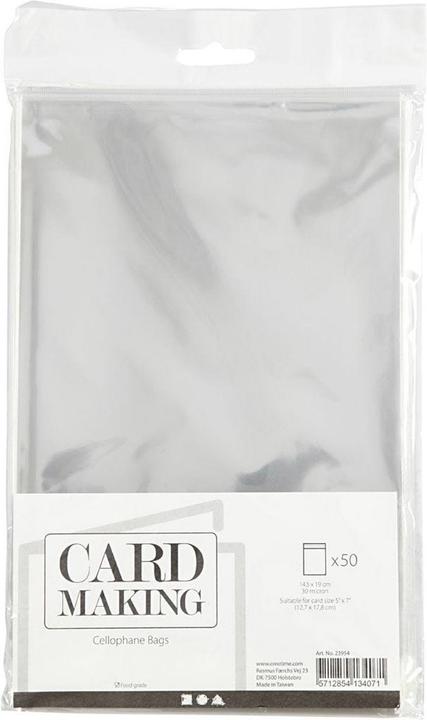 Image du produit Creativ Company Cellofaan Zakjes, 14,5 x 19cm, 50pcs. (Coffret cadeau, 50 x)