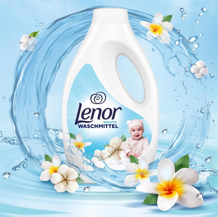 Produktbild Lenor Sensitive (20 Waschgänge, Flüssigwaschmittel)