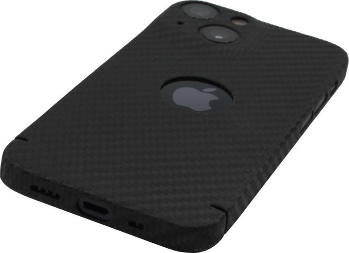 Produktbild Nevox Back Cover Carbon Series Logo iPhone 14 Plus Schwarz (Apple iPhone 14 Plus)