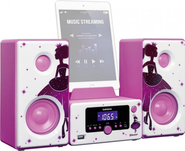 Productafbeelding Lenco MC-020 Prinses (Bluetooth, 1x 10 W)