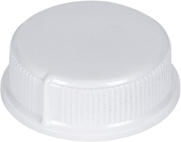 Weck Drehknopf weiss zu