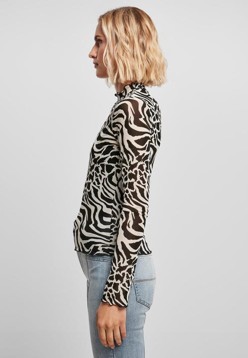 Immagine prodotto Urban Classics Donna AOP Mesh Turtleneck Longsleeve (4XL)