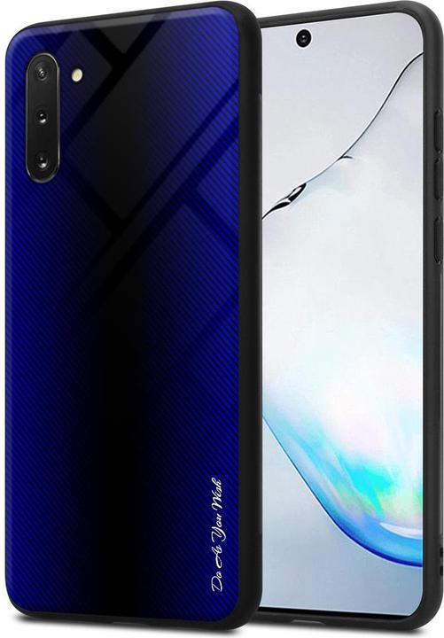 Productafbeelding Cadorabo TPU gestreepte glasplaat (Samsung Galaxy Note 10)