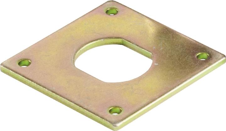 Siso Turnbuckle 300 anti-twist plate, 40x40x2mm, galvanised steel