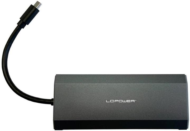 Produktbild LC-Power HUB-C-MULTI-7-M2 USB-C-Hub/M2 M.2-SSD retail (USB-C, 5 Ports)