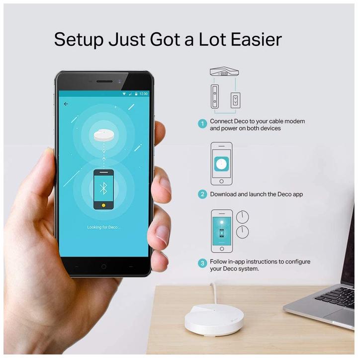 Produktbild TP-Link Deco M9 Plus Triband WLAN Mesh 2er Set (AC2200)