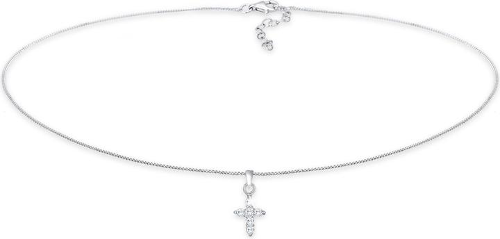 Produktbild Elli Choker Kreuz Zirkonia Kristall (925 Silber, 36 cm)