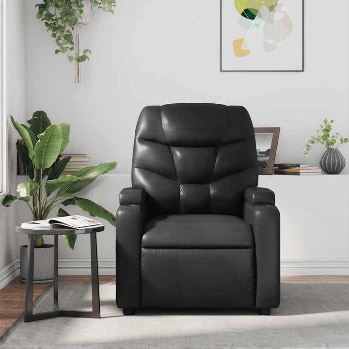 VidaXL Massagesessel Schwarz Kunstleder,Farbe: Schwarz,Material