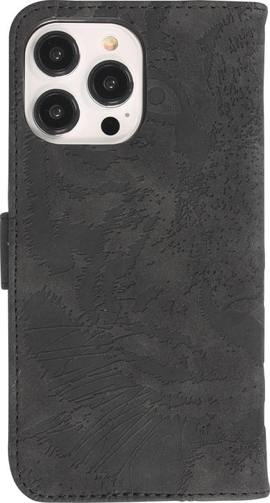 Image du produit PhoneLook Fourre Flip 3D en similicuir Oeil du tigre (Apple iPhone 15 Pro)