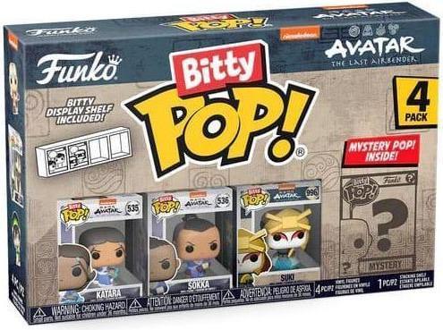 Actual product image Funko Blister 4 figures Bitty POP Avatar The Last Airbender Katara