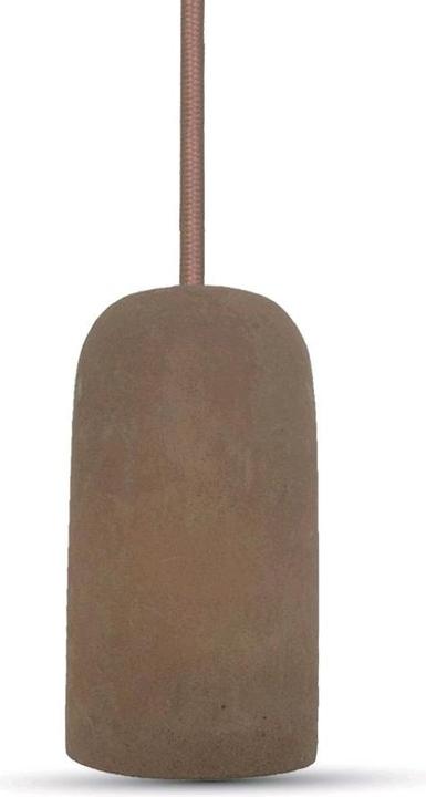 Produktbild V-TAC VT7668BR Beton Hängelampe Braun (E27)