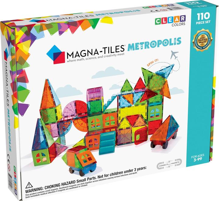 Actual product image Magna-Tiles Metropolis set