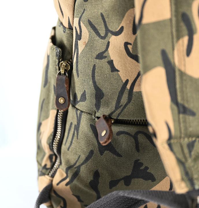 Actual product image Army Shop Canvas rucksack with camouflage pattern (25 l)