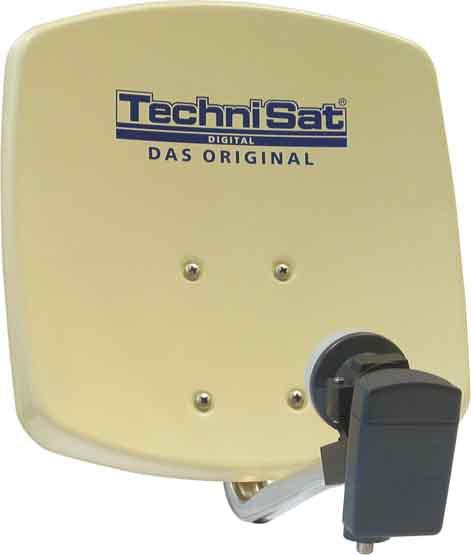 Immagine prodotto TechniSat DigiDish 33 + Twin LNB Beige Sat/Installazione (Antenna, DVB-S / -S2)