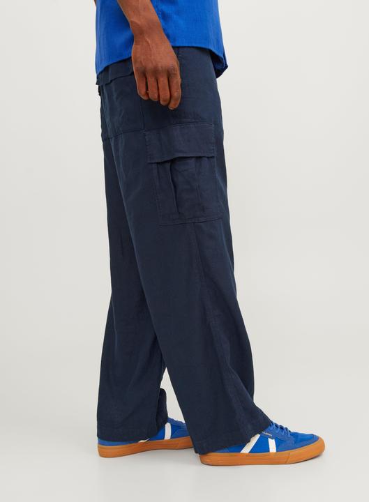 Actual product image Jack & Jones Jpstbill Jjnate Linen Blend Cargo Jogger (S)