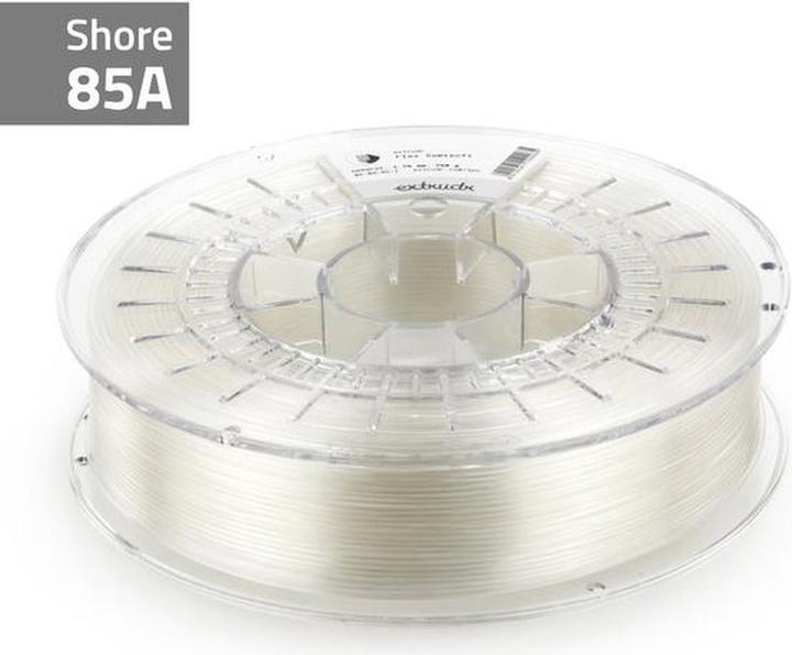 Produktbild Extrudr Flex Semisoft Transparent 1.75 mm 750 g (TPU, 1.75 mm, 750 g, Transparent)