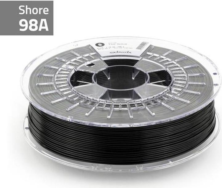 Image du produit Extrudr Flex Medium Noir 1,75 mm 750 g (TPU, 1.75 mm, 750 g, Noir)