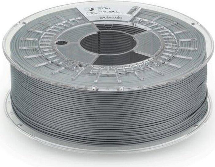 Actual product image Extrudr PLA NX2 Metallic 1.75 mm 2.500 g (PLA, 1.75 mm, 2.50 g, Grey)