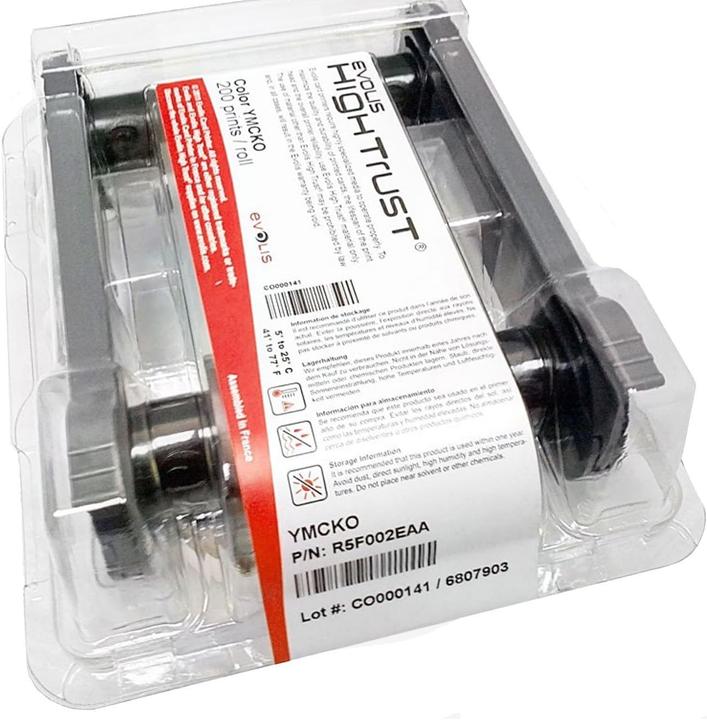 Image du produit Evolis R5F002EAA Ruban d'impression (Multicolore)
