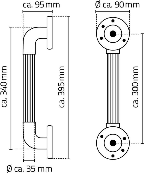 Produktbild Ridder Wannengriff 30cm