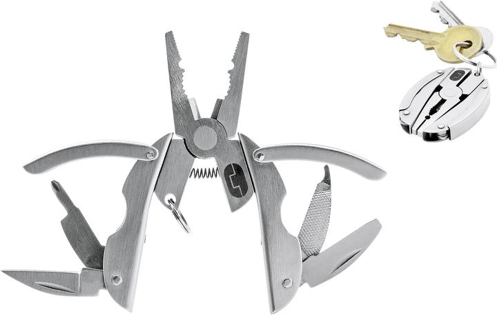 Actual product image True Utility Stainless steel multitool ' Scarab' TU204K (7 Functions)