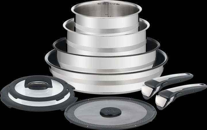Tefal Ingenio Jamie Oliver Set 9-teilig (28 cm, Pfannenset + Topfset)