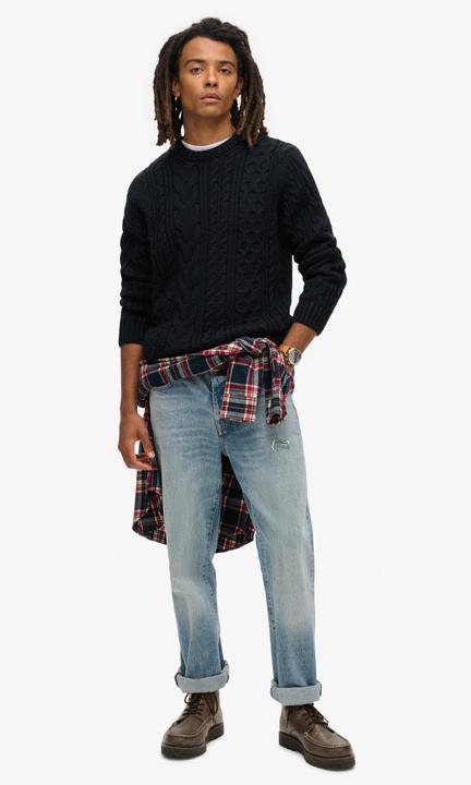 Immagine prodotto Superdry Jacob Pullover mit Zopfmuster (XL)