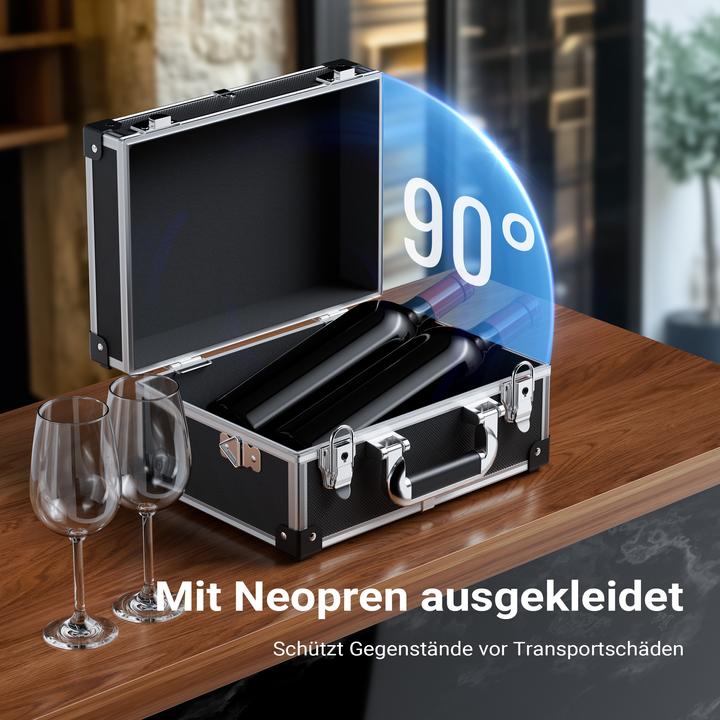 Produktbild Wiltec Alu Universalkoffer 32x23x16cm Werkzeugkoffer Werkzeugkiste Transportbox